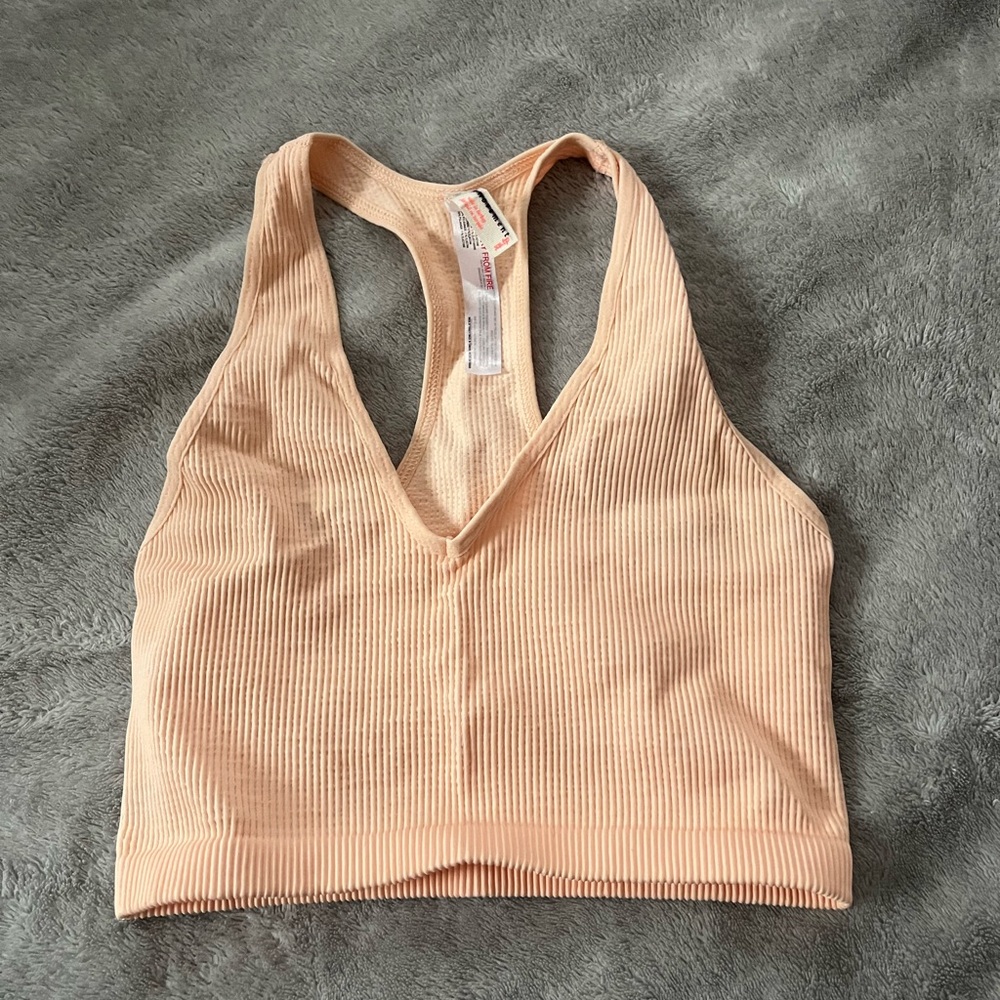Free people Ribbed Racerback Crop Top